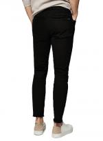 Quần jeans Mango 24095732 Skinny fit wash rách màu đen